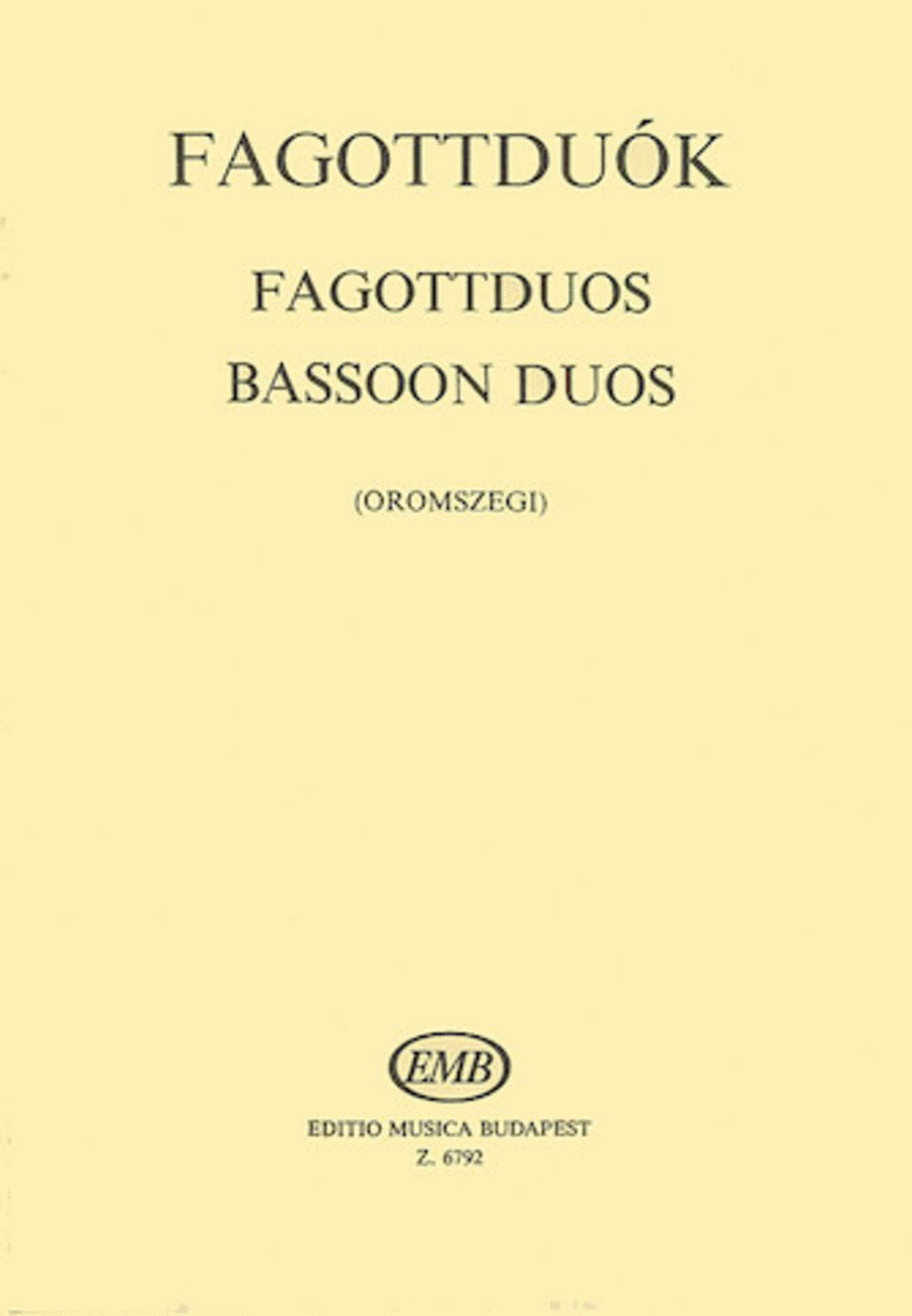 Bassoon Duos