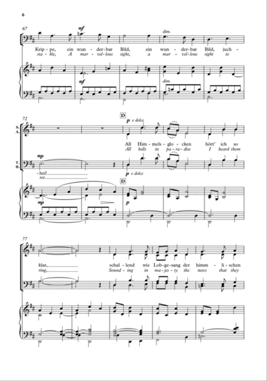 All Himmelsglocken (All bells in paradise) 4-Part scores gallery preview page 3
