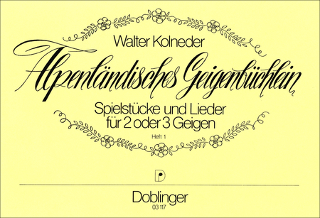 Alpenlandisches Geigenbuchlein 1