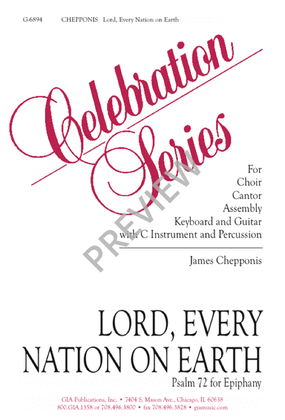Book cover for Lord, Every Nation on Earth