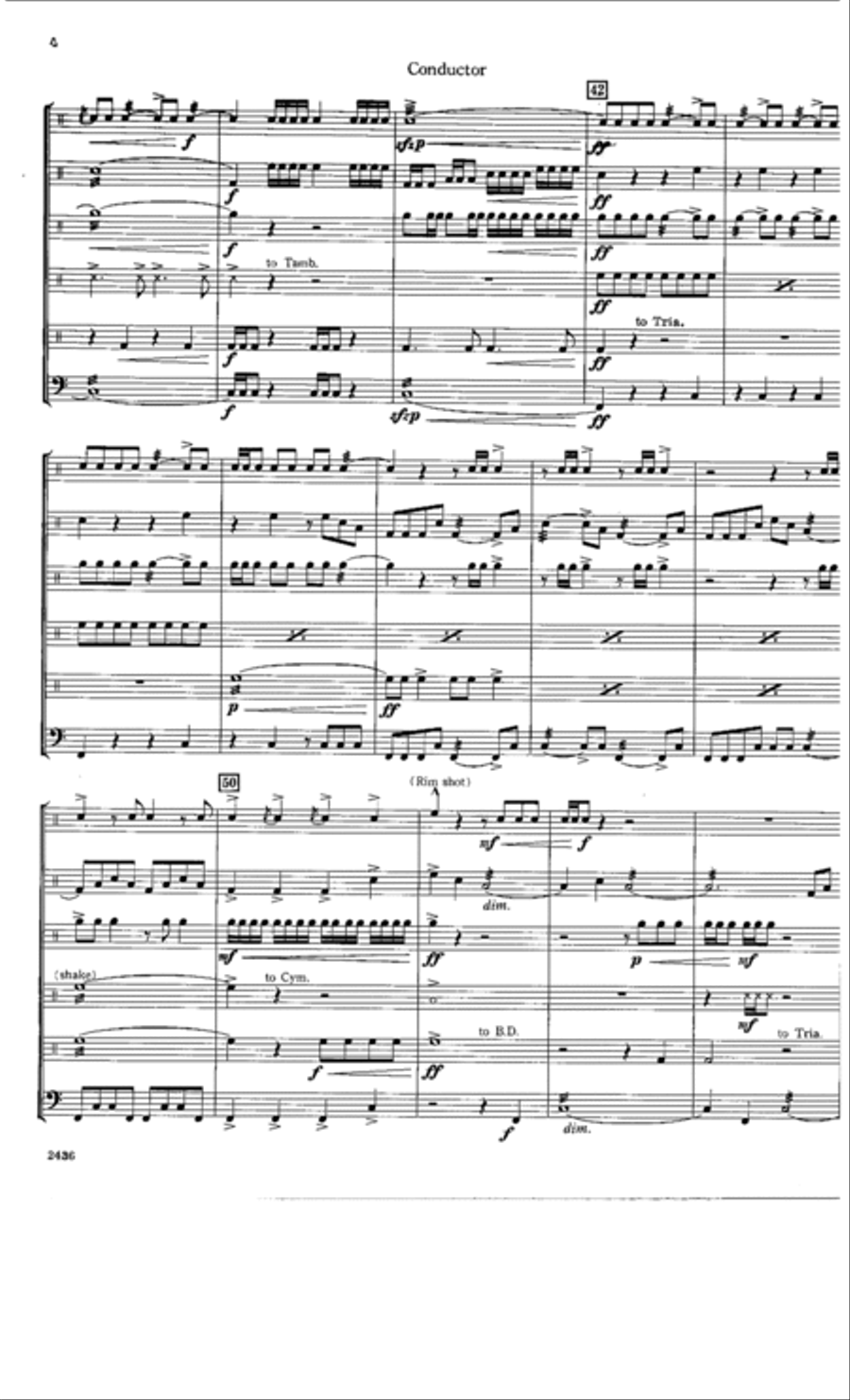 Mosaics Mosaics Percussion Ensemble scores gallery preview page 5