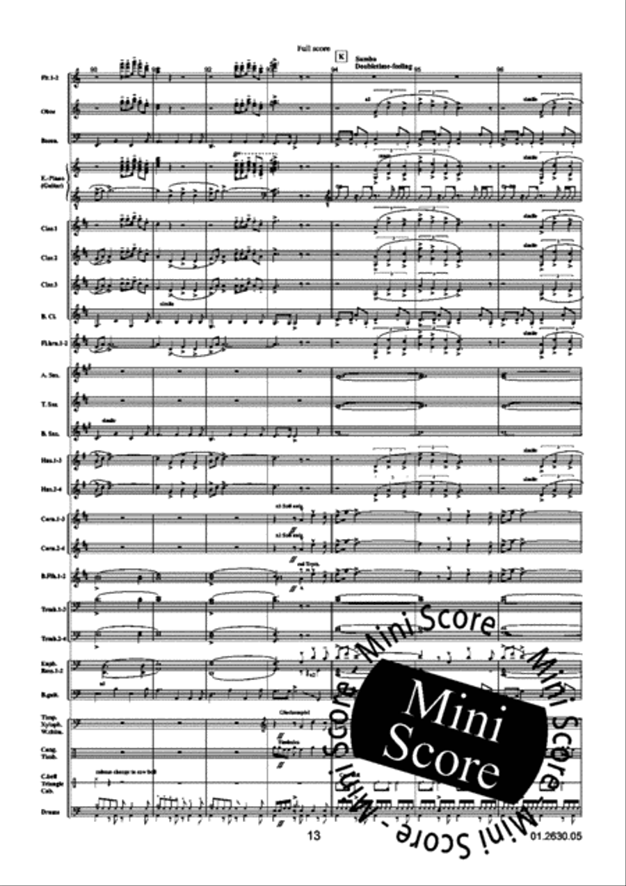 Latin Impressions Concert Band scores gallery preview page 19