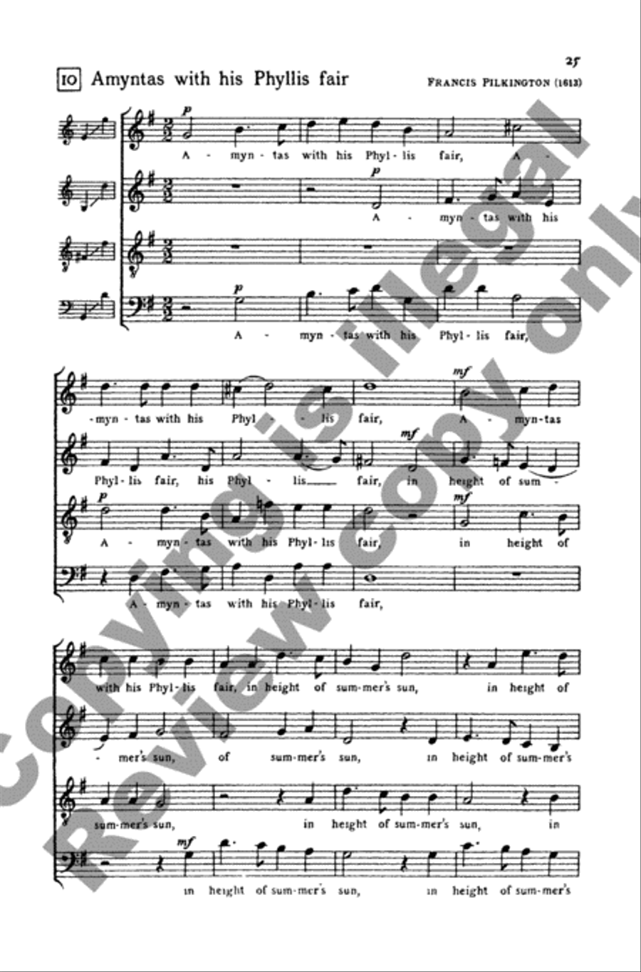 Invitation to Madrigals, Book 2 4-Part scores gallery preview page 15