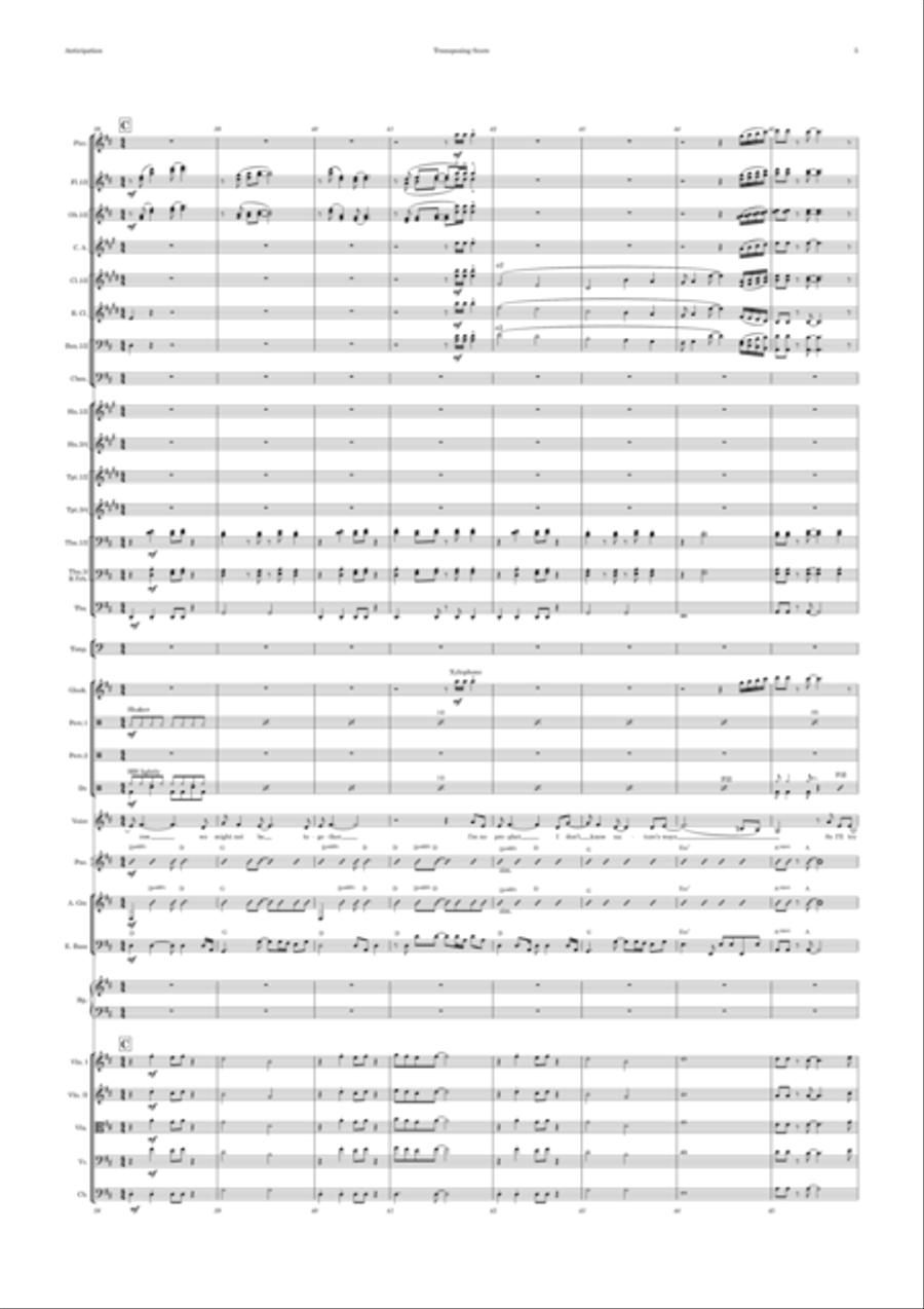 Anticipation Anticipation Full Orchestra scores gallery preview page 5