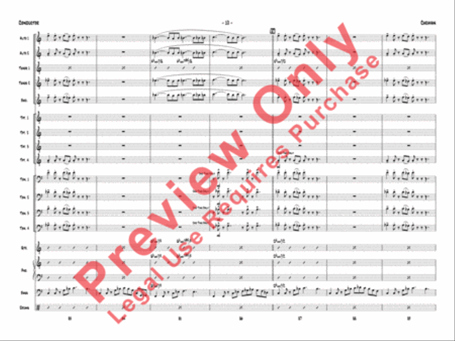 Caravan Caravan Jazz Ensemble scores gallery preview page 13