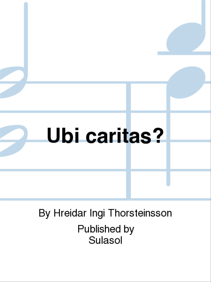Ubi caritas Mixed Choir scores gallery preview page 1