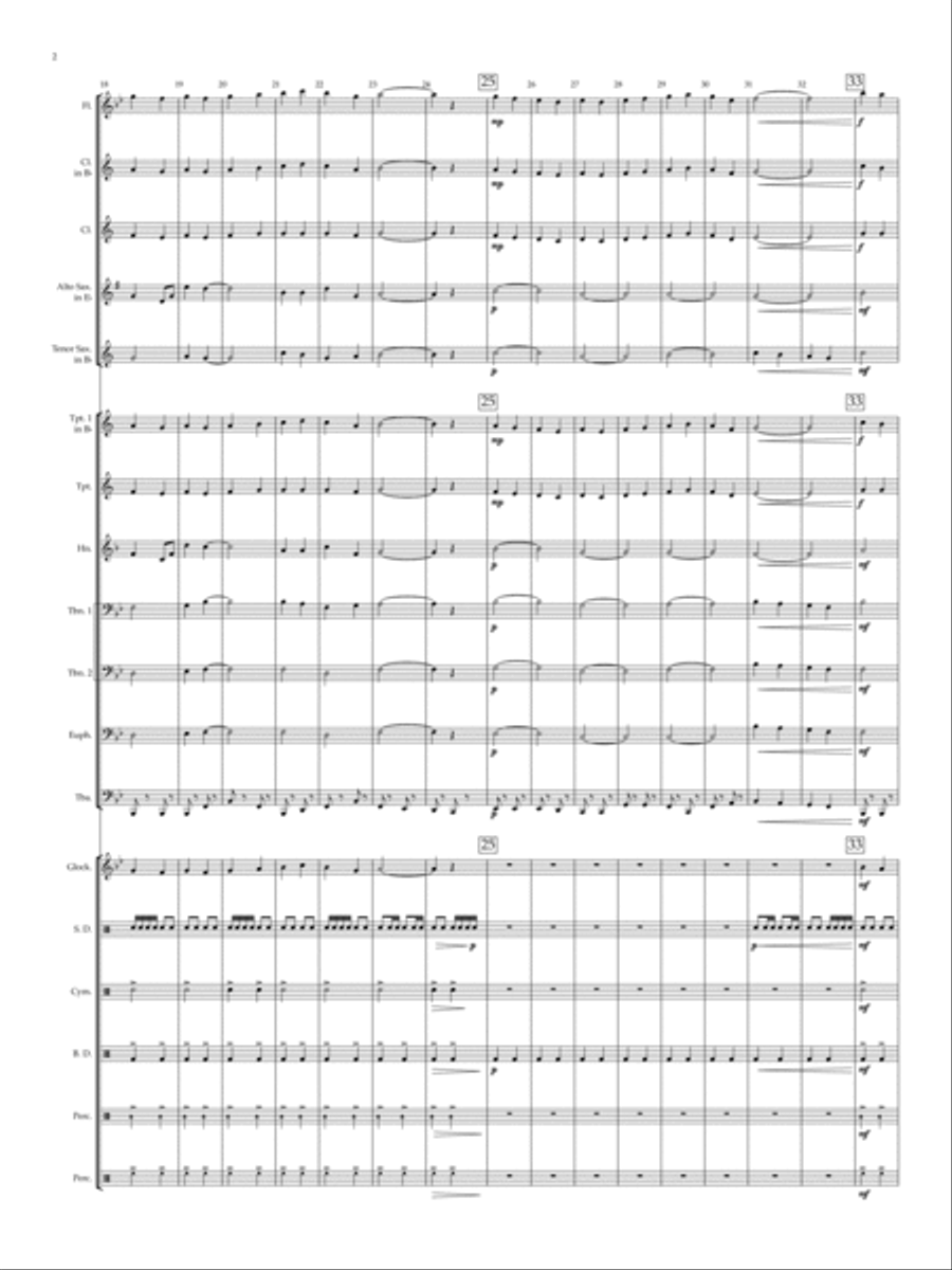 Victory March Concert Band scores gallery preview page 2