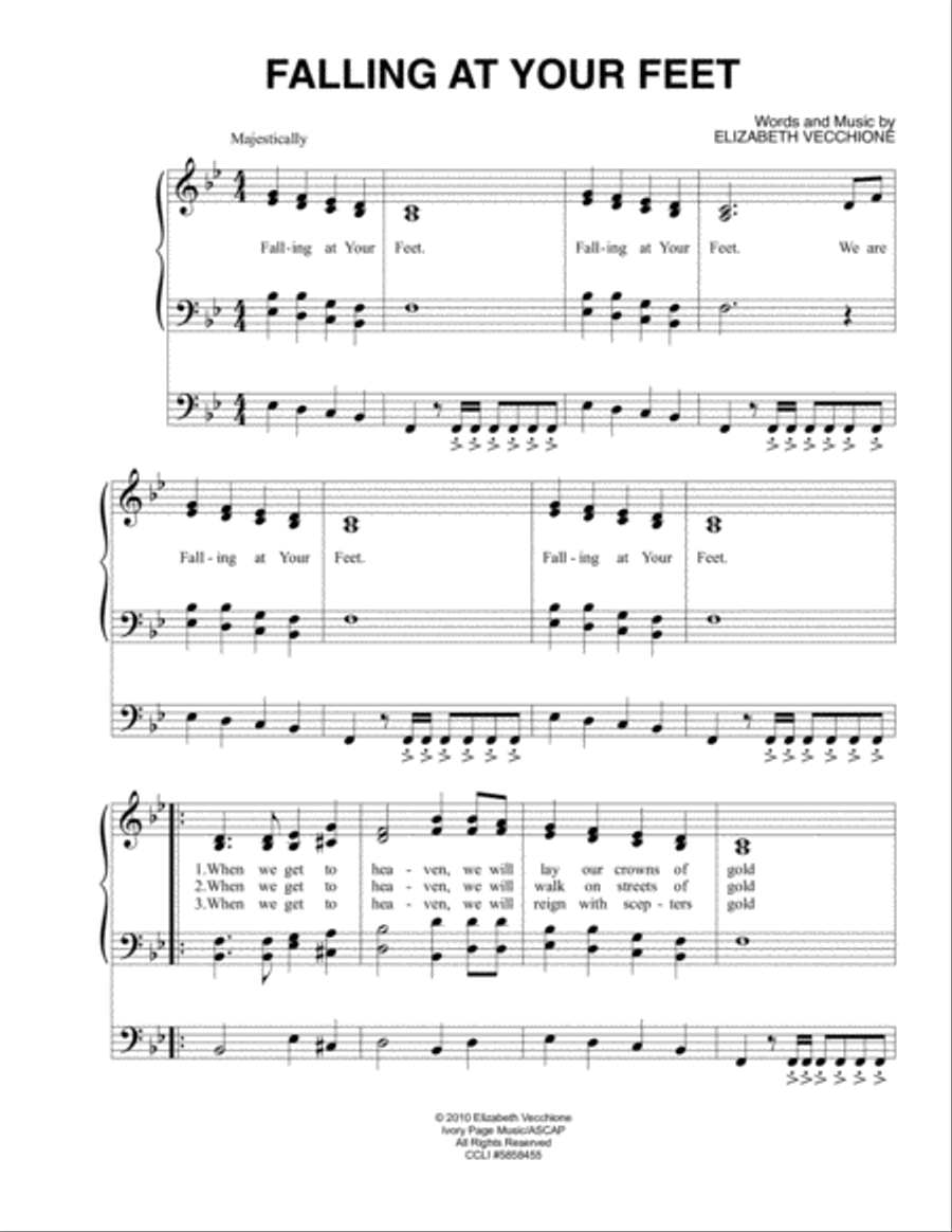Falling at Your Feet 4-Part scores gallery preview page 2