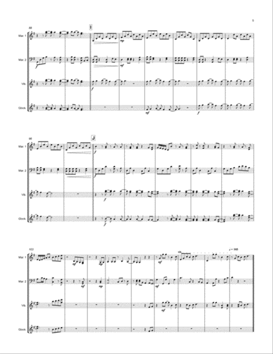 100 Years Percussion Ensemble scores gallery preview page 5