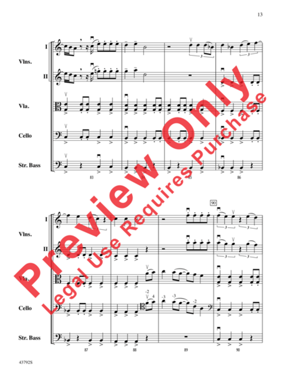 I Don't Want to Miss a Thing String Orchestra scores gallery preview page 32