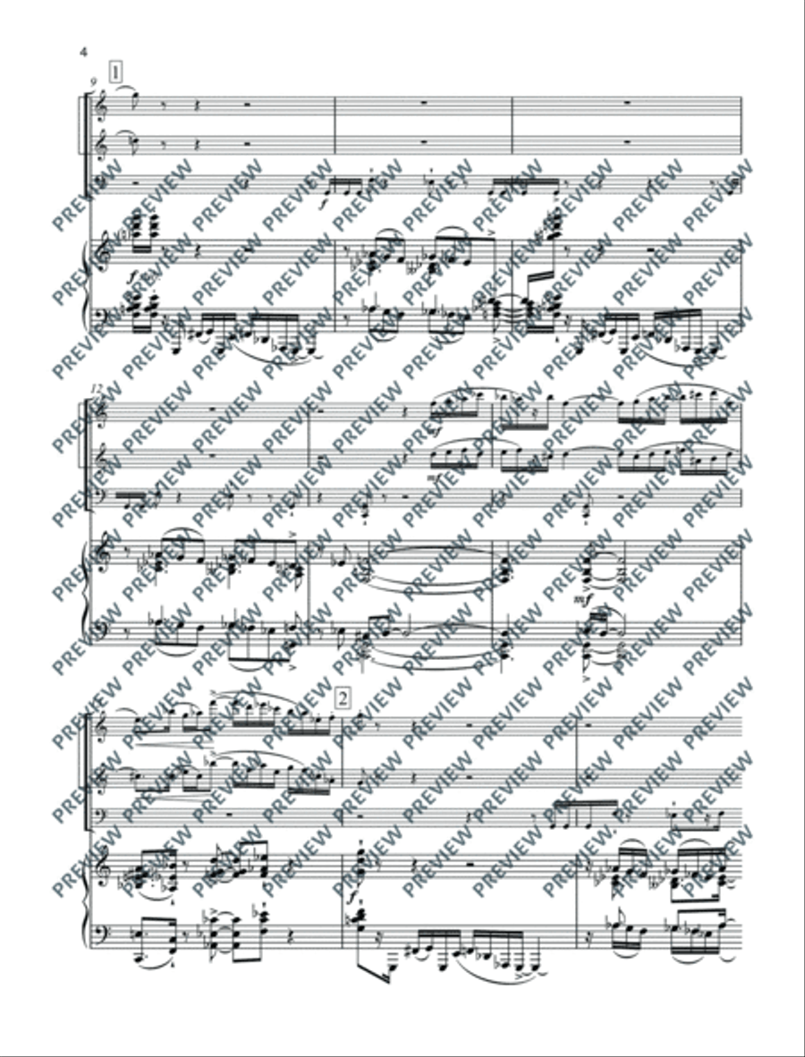 Divertissement Flute scores gallery preview page 5
