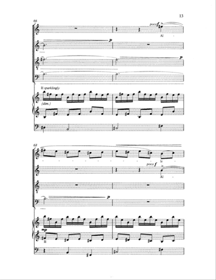 A Song to the Lamb 4-Part scores gallery preview page 18
