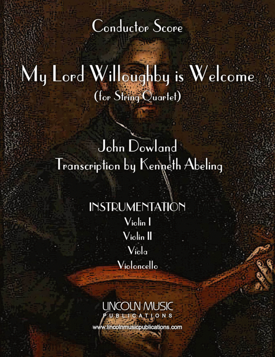 My Lord Willoughby is Welcome Home (for String Quartet) String Quartet scores gallery preview page 1