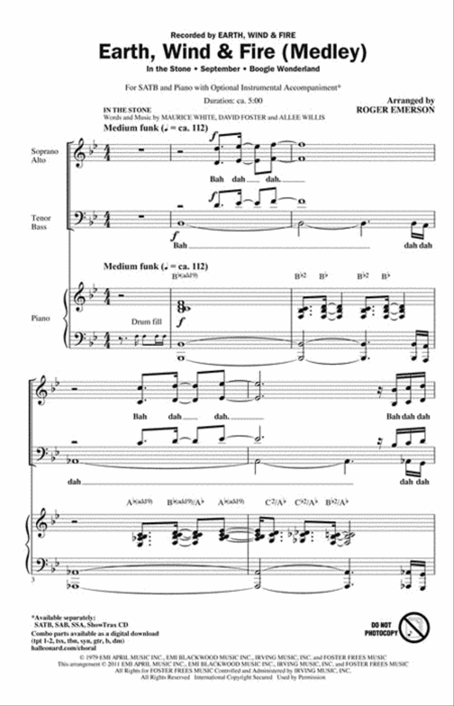 <br>Sheet music extract