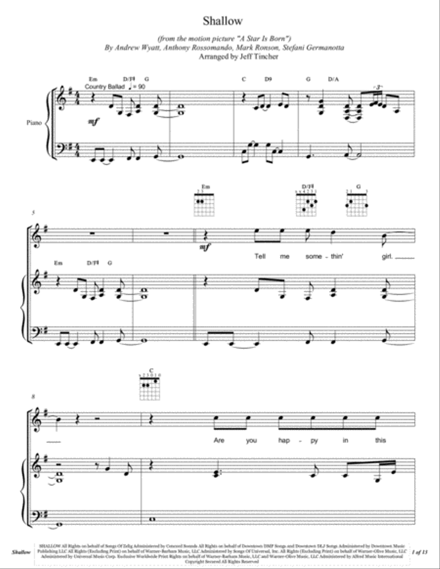 Shallow Voice scores gallery preview page 2