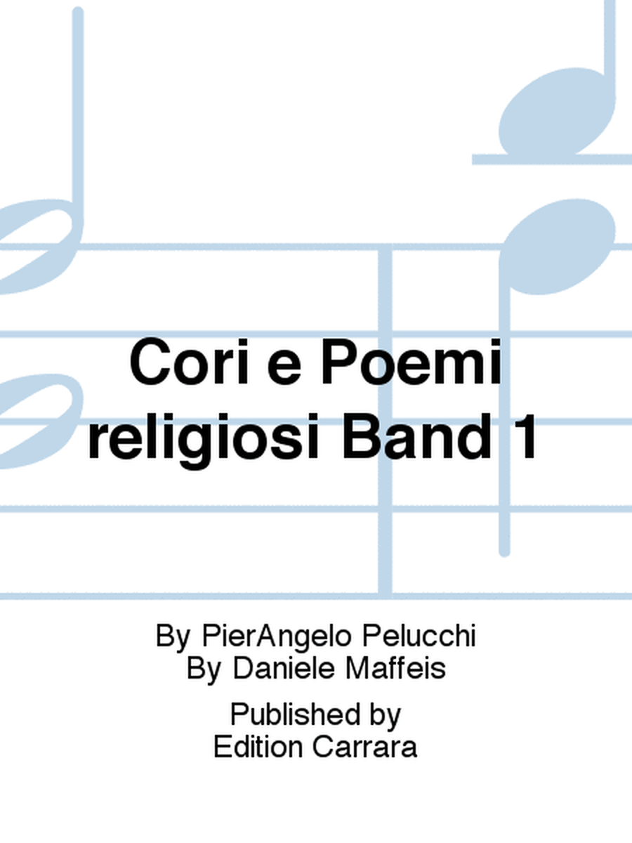 Cori e Poemi religiosi Band 1