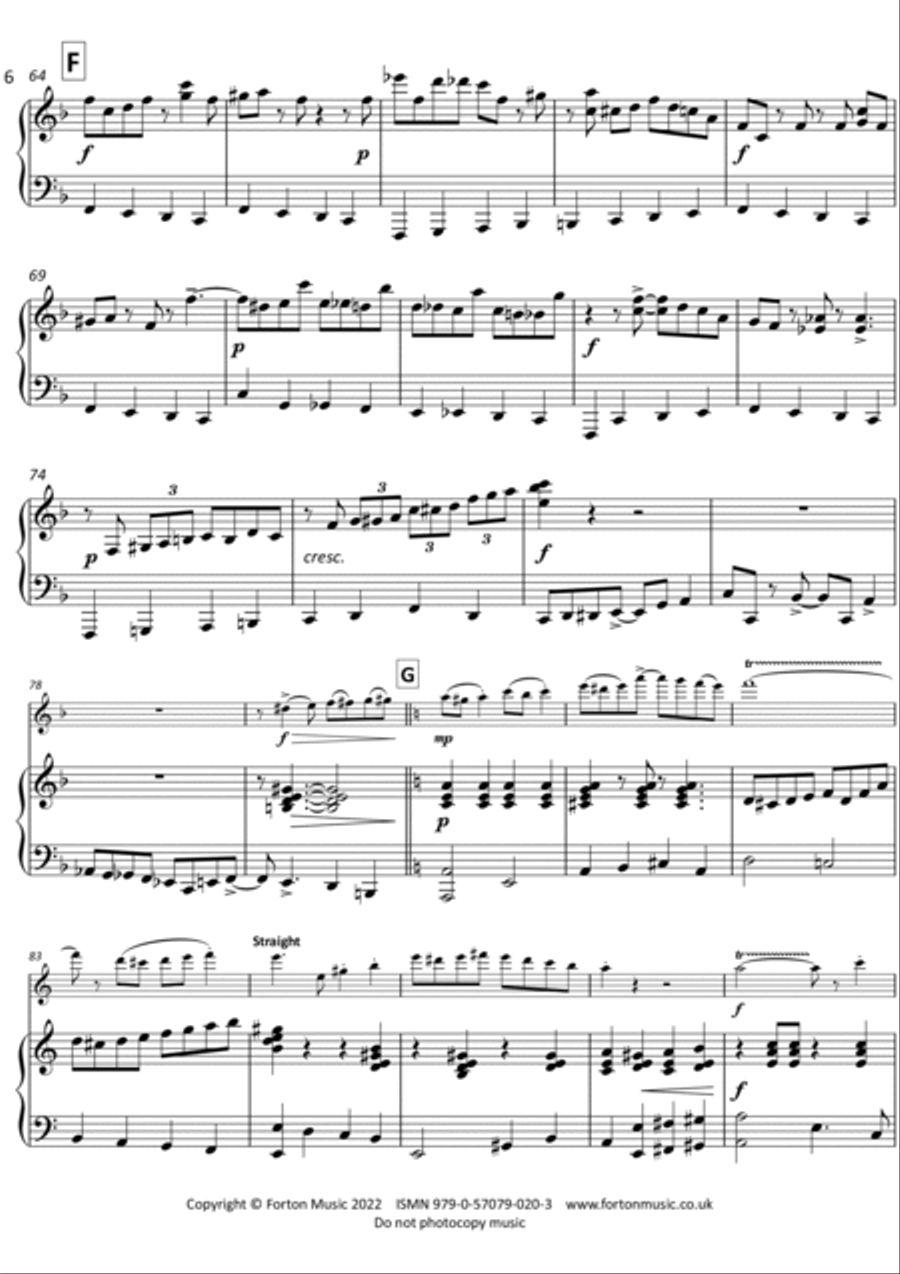 Suite from Travelling to Klezmer Flute scores gallery preview page 6