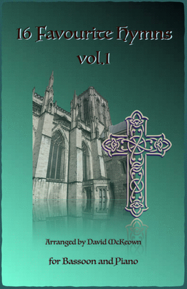 Book cover for 16 Favourite Hymns Vol.1 for Bassoon and Piano