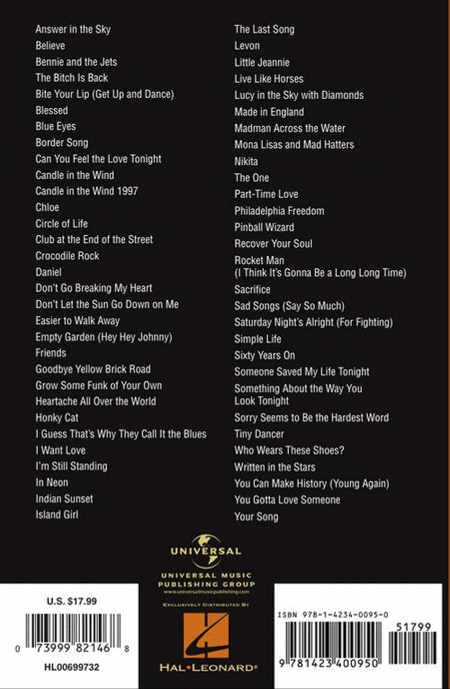 Elton John Electric Guitar scores gallery preview page 9