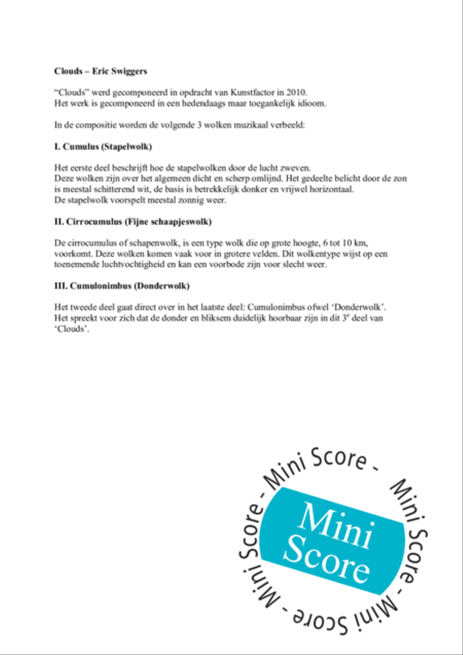 Clouds Concert Band scores gallery preview page 5