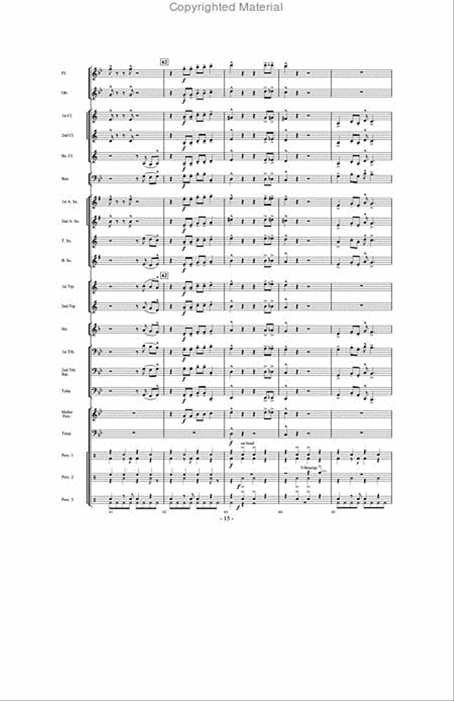 And Then There Were Drums Concert Band scores gallery preview page 14