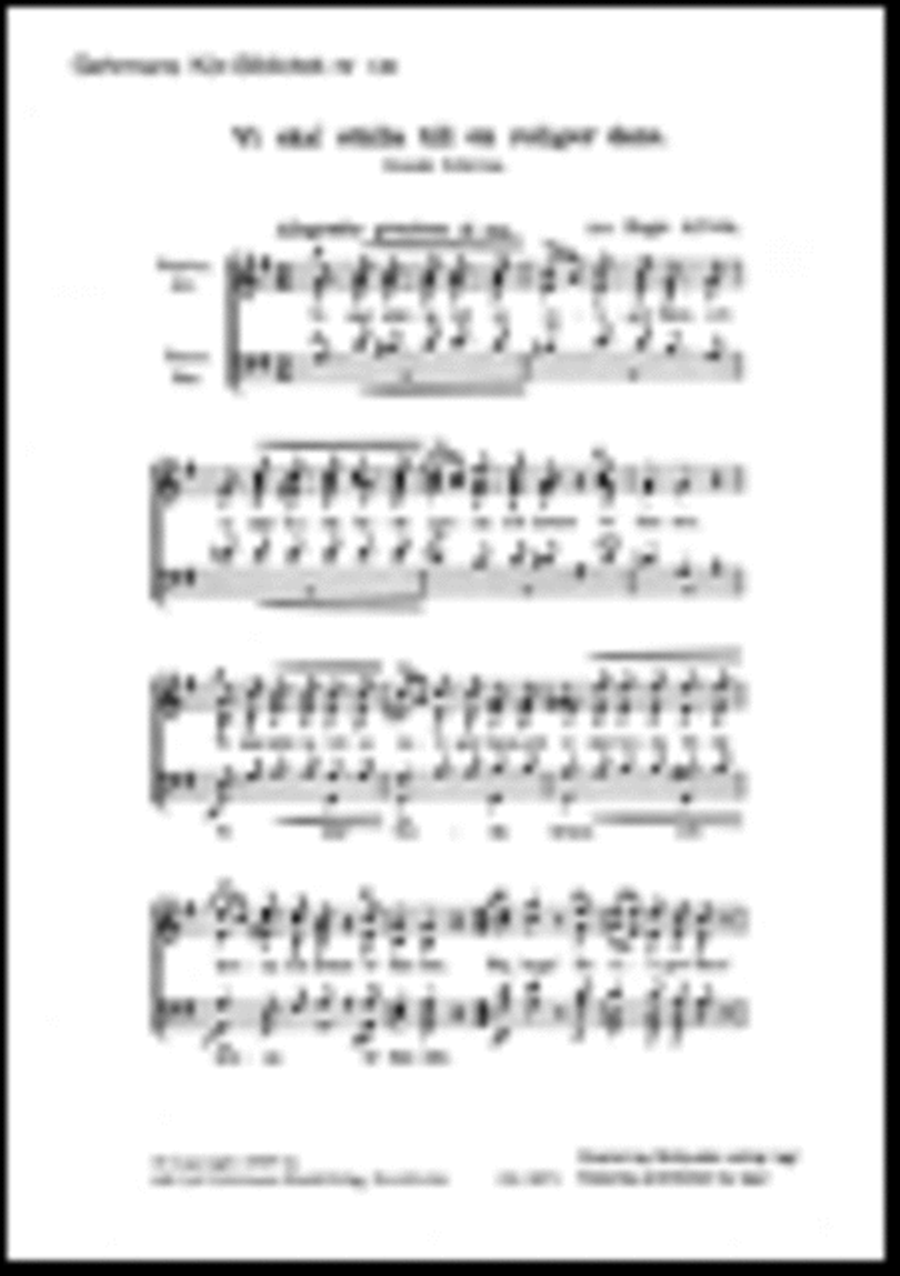 Vi ska' stalla till en roliger dans Divisi scores gallery preview page 1