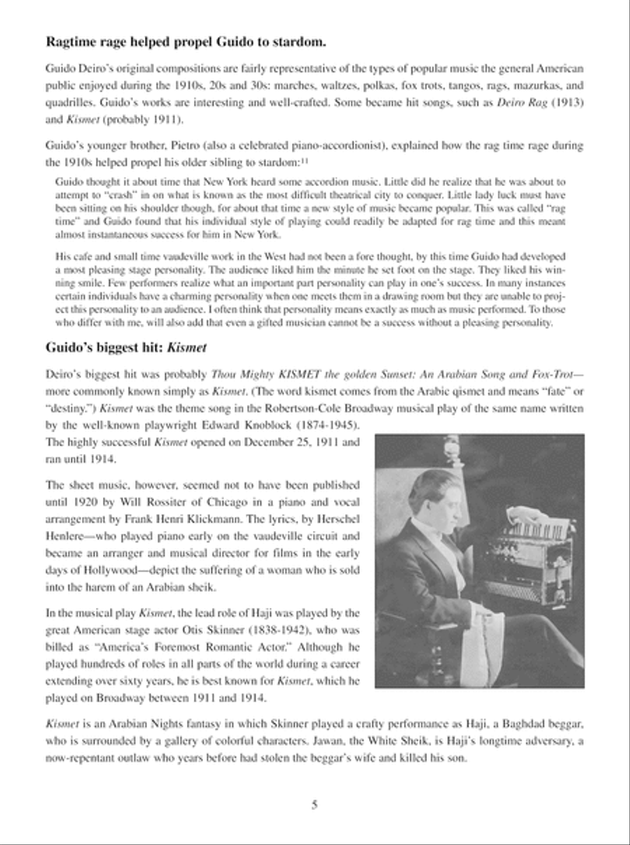 Complete Works of Guido Deiro Accordion scores gallery preview page 6