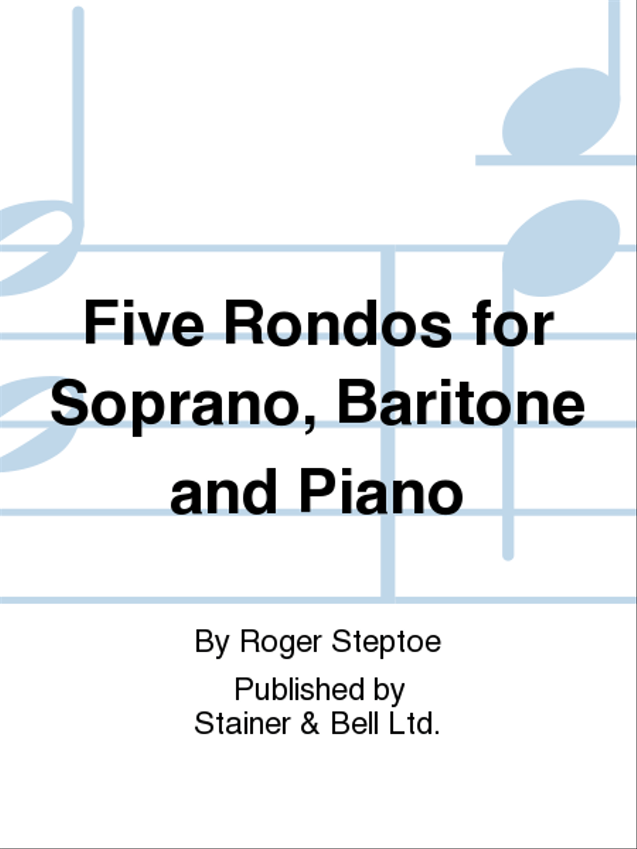 Five Rondos for Soprano, Baritone and Piano Soprano Voice scores gallery preview page 1