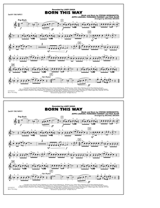 Born This Way - 2nd Bb Trumpet