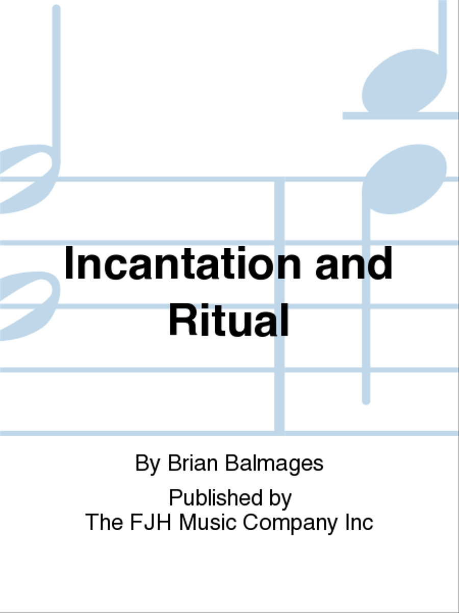 Incantation and Ritual Concert Band scores gallery preview page 1