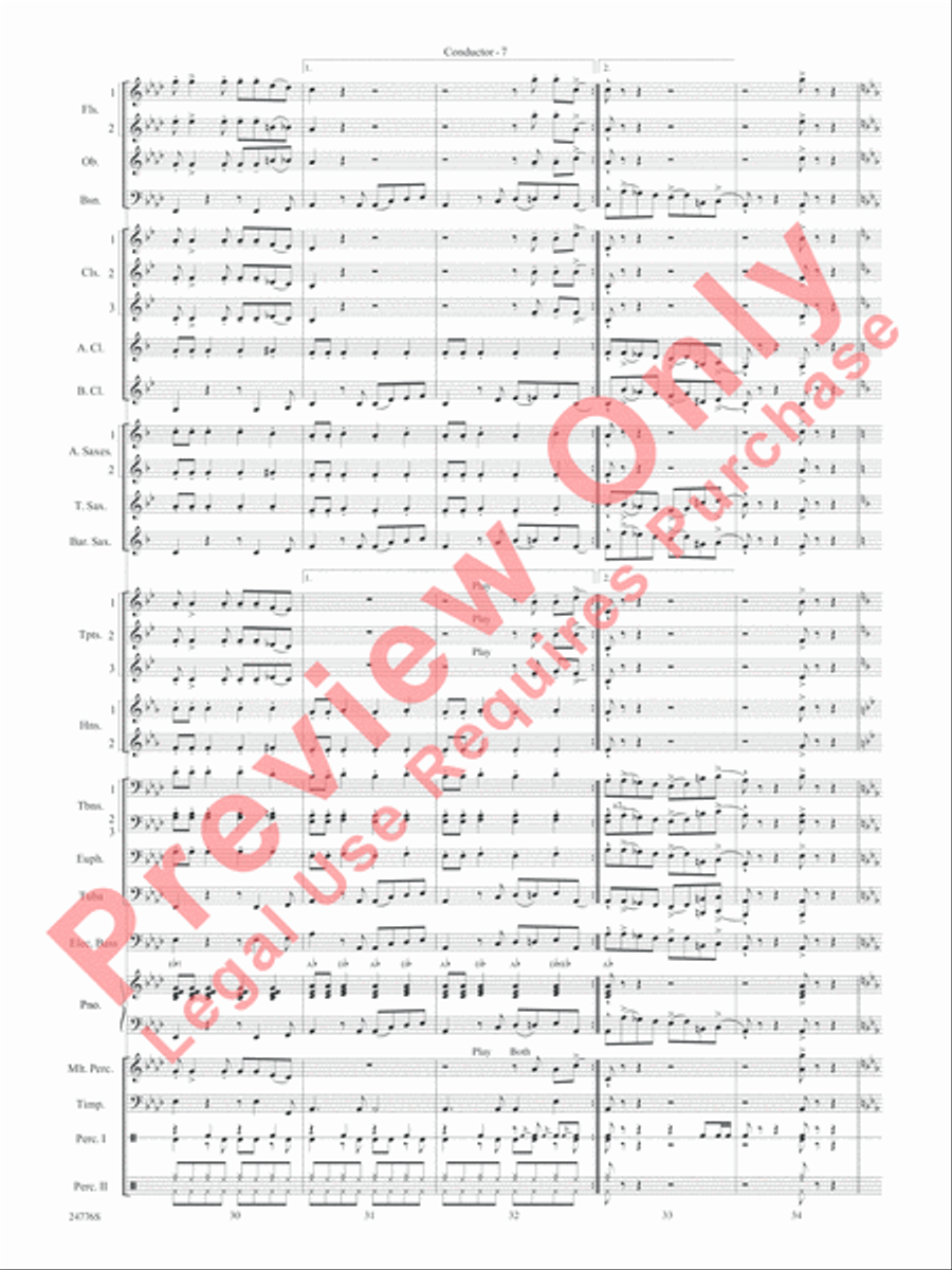 Rolling Stones: The Music Tour Concert Band scores gallery preview page 10