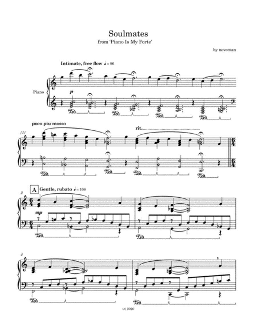 Soulmates Soulmates Piano Solo scores gallery preview page 2