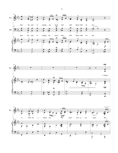 Be Ye Therefore Perfect - SATB choir with piano accompaniment image number null