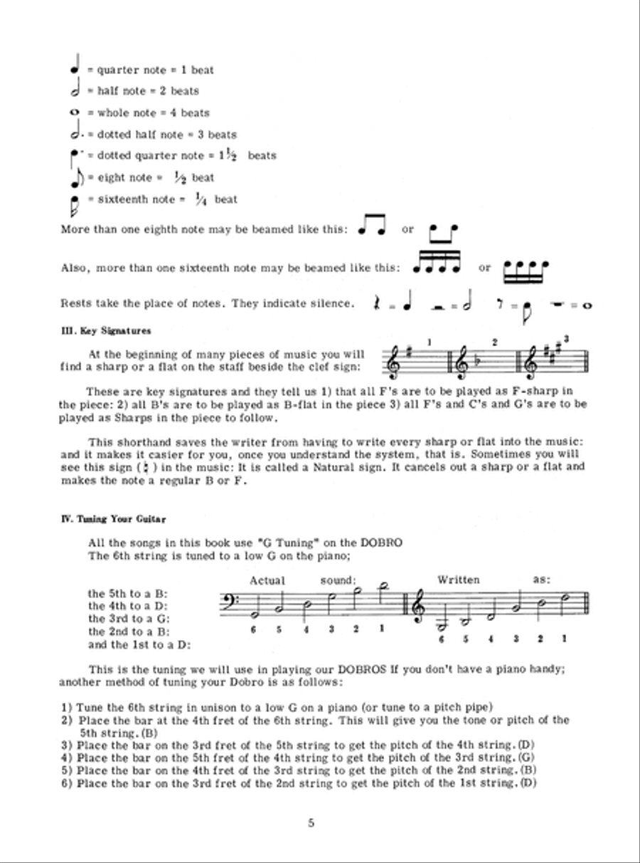 Dobro Songbook Electric Guitar scores gallery preview page 11