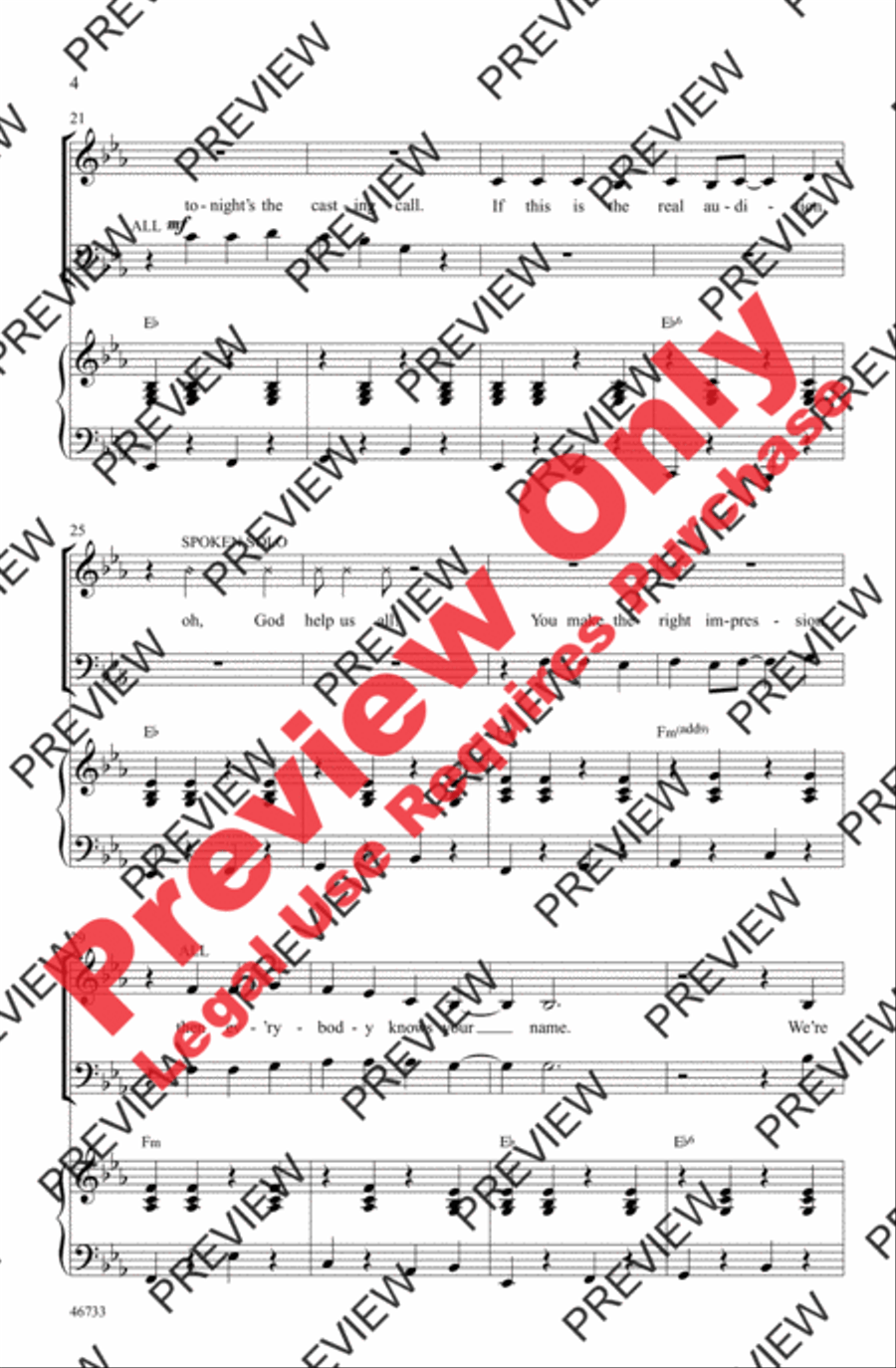 Someone in the Crowd 4-Part scores gallery preview page 4