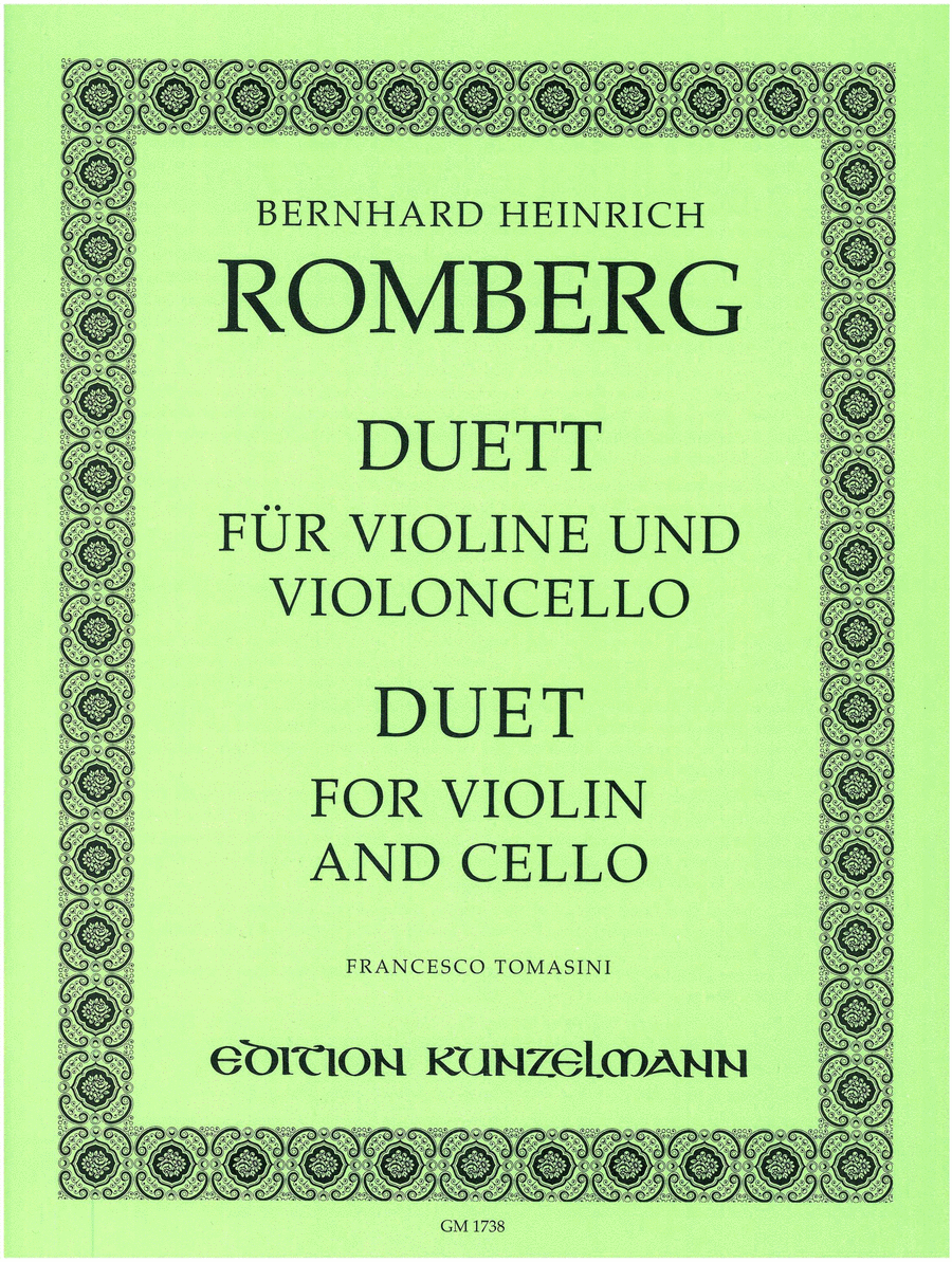 Duet for violin and cello String Duet scores gallery preview page 1