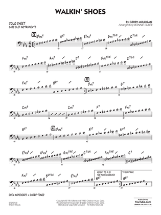 Walkin' Shoes (arr. Ronnie Cuber) - Bass Clef Solo Sheet