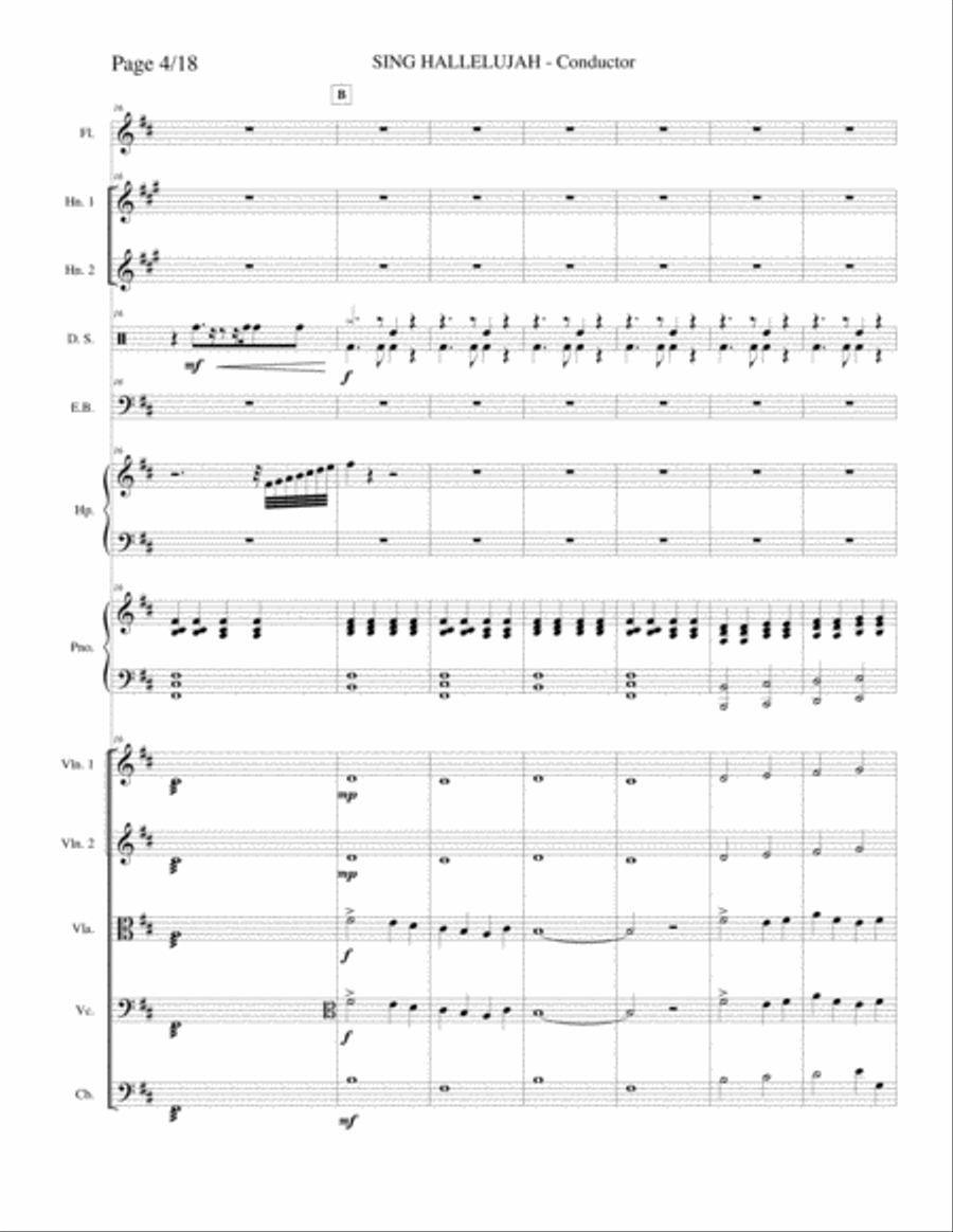 Maranatha Music Praise 1 Sing Hallelujah (Instrumental) SCORE Full Orchestra scores gallery preview page 5