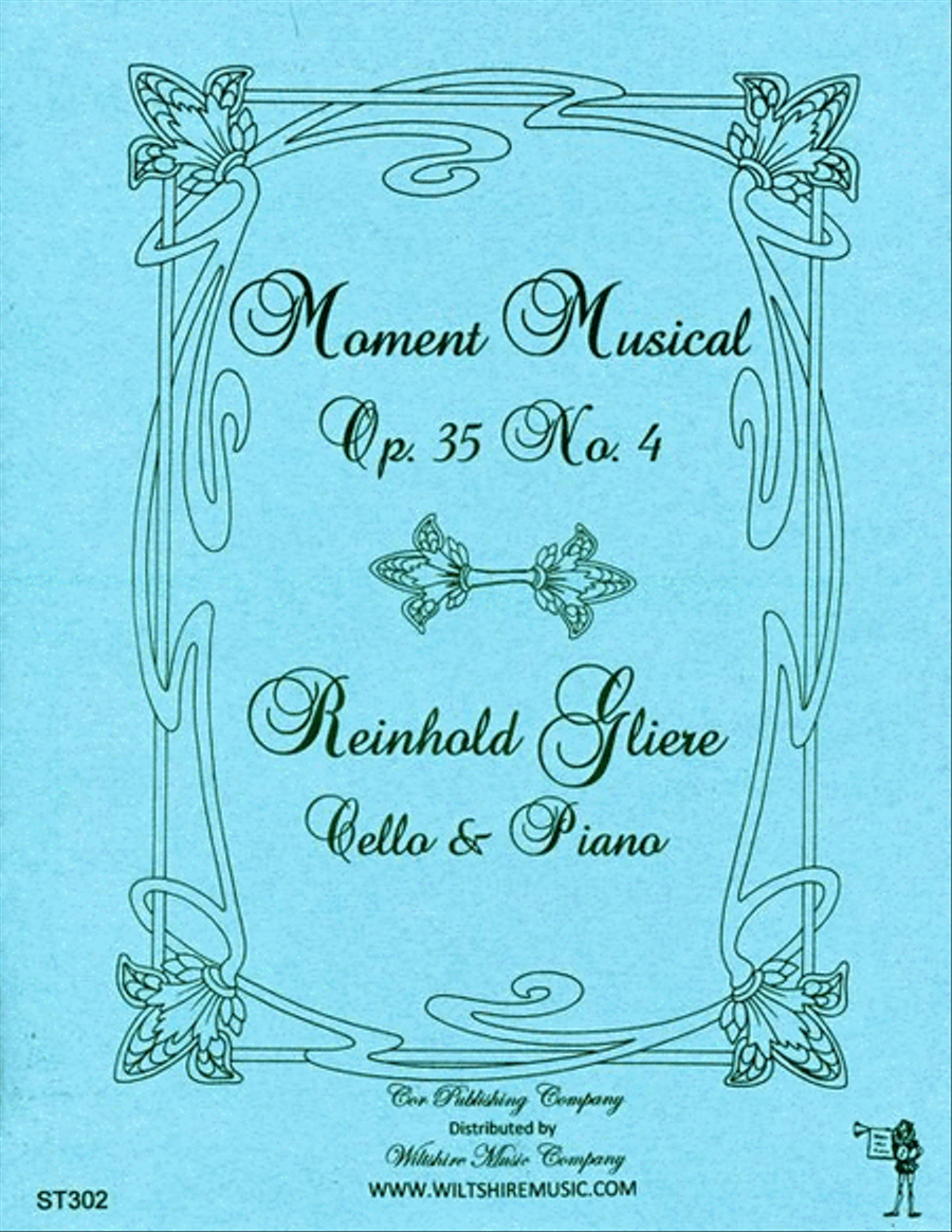 Moment Musical, Op.35, No.4 Piano Accompaniment scores gallery preview page 1