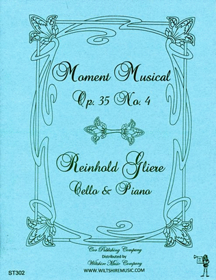 Book cover for Moment Musical, Op.35, No.4