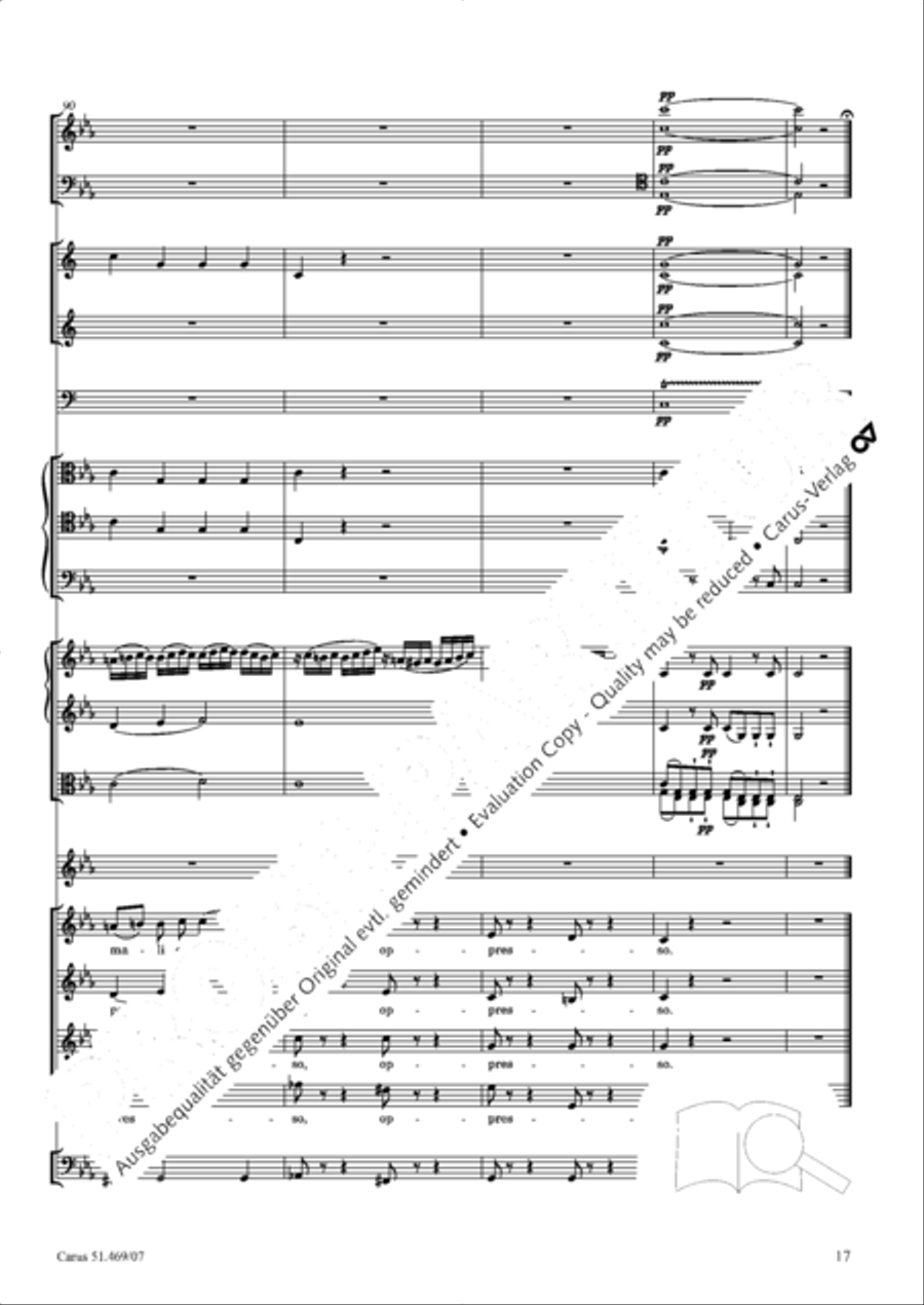 Davide penitente 4-Part scores gallery preview page 30