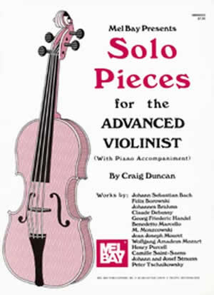 Book cover for Solo Pieces for the Advanced Violinist