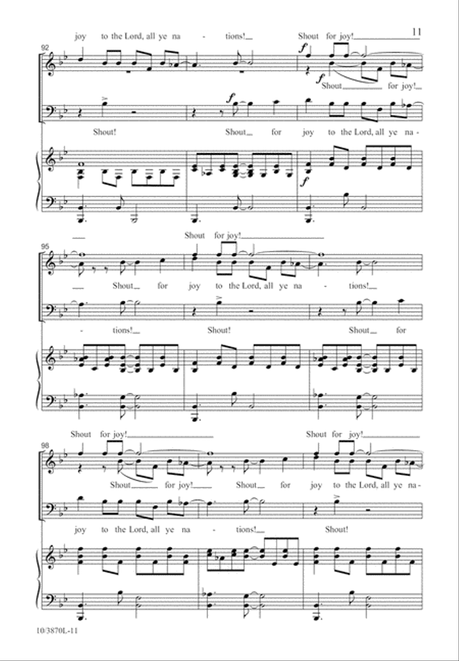 Sing a Jubilant Song 4-Part scores gallery preview page 12