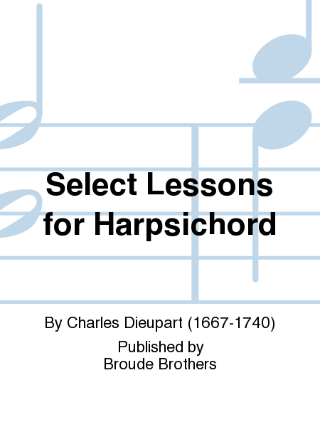 Select Lessons for Harpsichord. PF 122