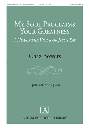 Book cover for My Soul Proclaims Your Greatness