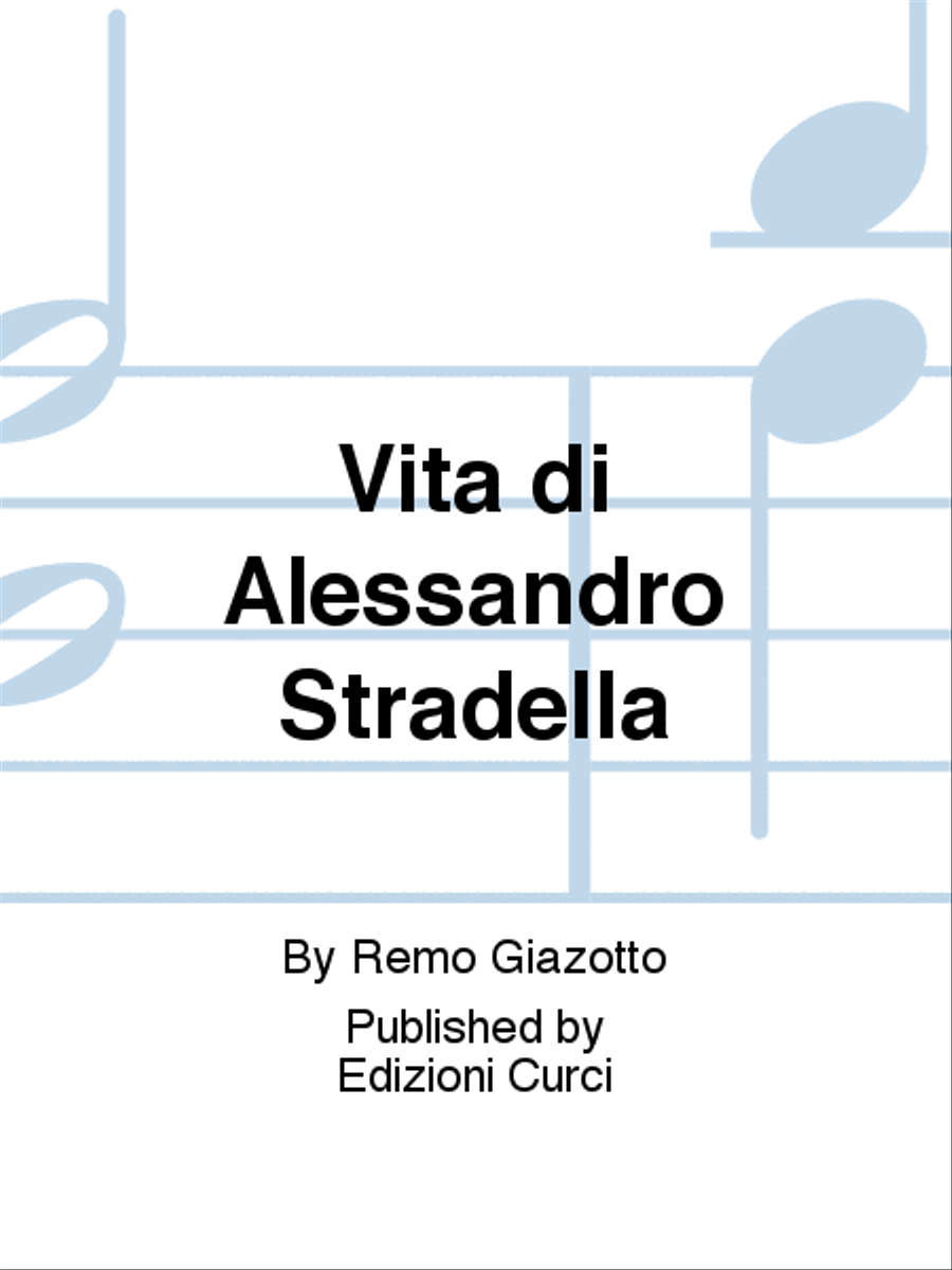 Vita di Alessandro Stradella Biographies scores gallery preview page 1