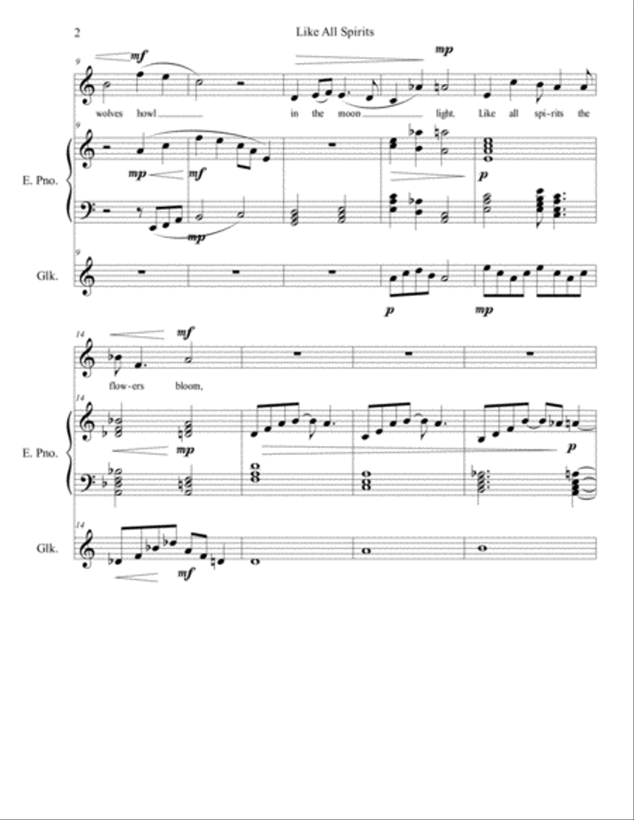 Like All Spirits Small Ensemble scores gallery preview page 2