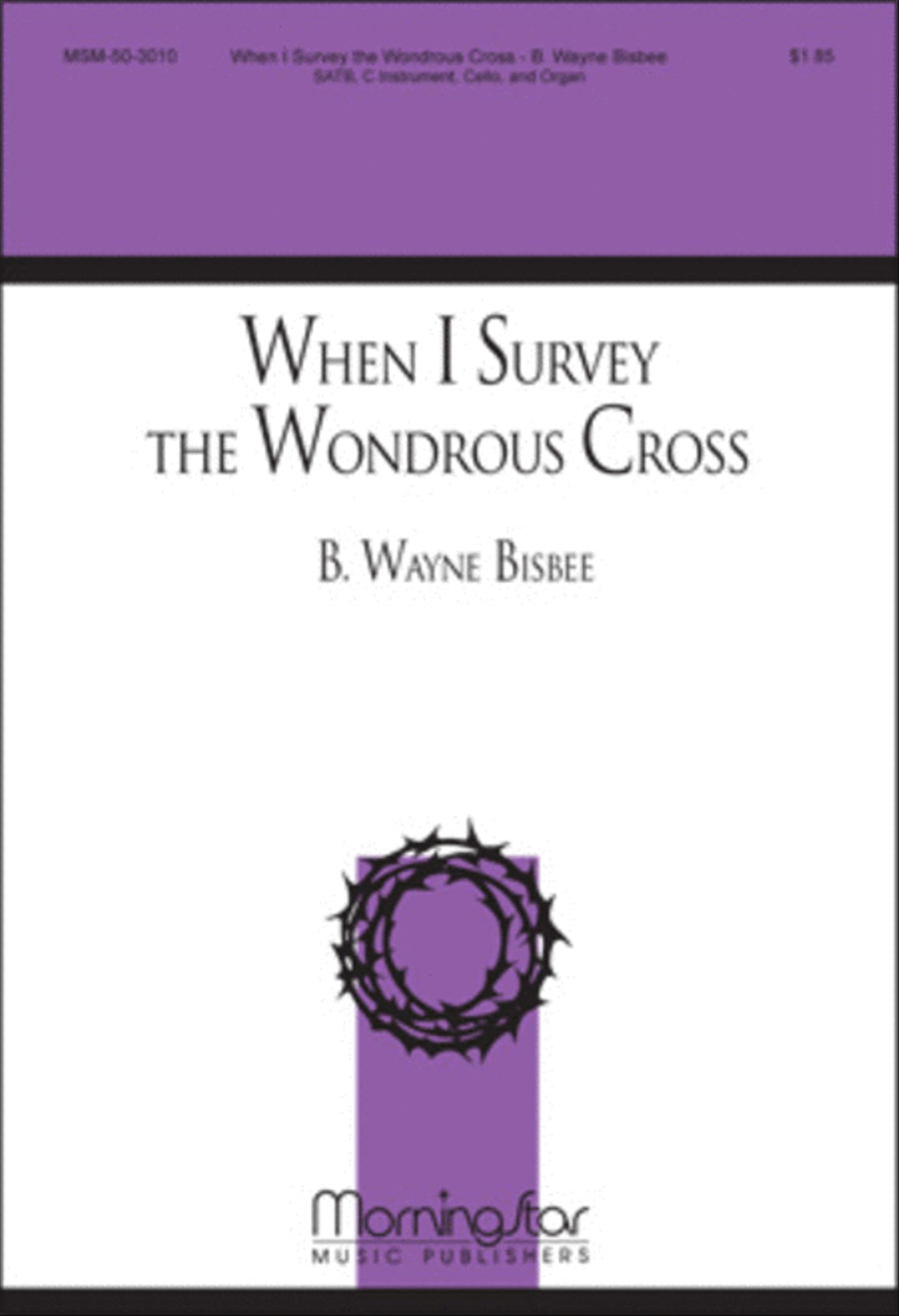When I Survey the Wondrous Cross 4-Part scores gallery preview page 1