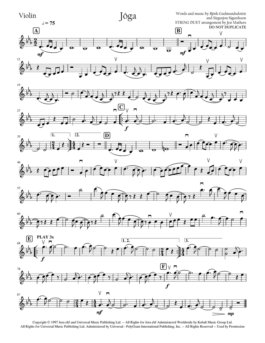 Joga String Duet scores gallery preview page 3