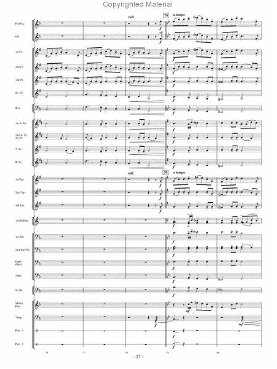 Make A Joyful Noise Concert Band scores gallery preview page 16